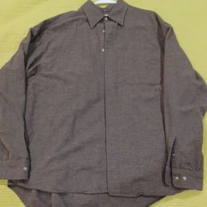 GAP Men's Casual Brown Button Down Shirt